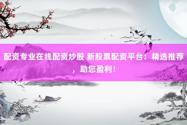 配资专业在线配资炒股 新股票配资平台：精选推荐，助您盈利！